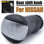 5 Speed MT Car Gear Shift Knob For Nissan Qashqai J10 X-trail 06-13 Manual Gear shift Shifter Lever Stick Pen Arm Head