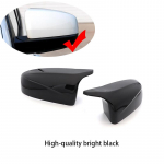 BMW x5 E70 x6 E71 jaoks 2008 2009-2013 auto k&uuml;ljetiiva s&uuml;sinikkiust mustriga peegli kate tahavaate kate must kvaliteetne must