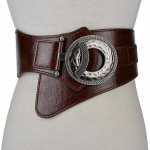 Moodne daami vintage check-stiilis v&ouml;&ouml;v&ouml;&ouml; &uuml;lilai PU+Cowskin reguleeritav s&auml;rk salendav korsett Cummerbund v&ouml;&ouml;v&ouml;&ouml; naistele One Size must