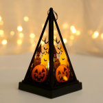 1 tk Halloweeni LED-valgustiga &ouml;&ouml;lamp k&otilde;rvitsa n&otilde;ia pealuu valguse ornament kodupuhkuse festivali peokaunistuseks MYY
