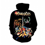 Multifilmi Anime Pusad Thundercats 3D Prindiga dressipluus Meestele Naistele Mood Suur kapuuts Harajuku Hip Hop Pullover Lastele Poiste mantel 4XL