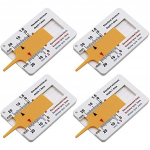 Rehvi turvise s&uuml;gavuse m&otilde;&otilde;tur Plastikust rehvi mustri s&uuml;gavuse m&otilde;&otilde;tur Rehvi mustri s&uuml;gavuse m&otilde;&otilde;tur 0-20 mm s&uuml;gavuse meeter Vernieri s&uuml;gavuse nihiku m&otilde;&otilde;tmise t&ouml;&ouml;riist Rehvi mustri s&uuml;gavus 10x8x1cm