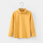 T&uuml;drukute alumine s&auml;rk Poolk&otilde;rge kraega pullover Tops Laste &uuml;hev&auml;rviline s&auml;rk 130 kollane