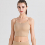 Uus jooga spordi aluspesu Outdoor Cross Back rinnahoidja Fitness Running p&otilde;rutuskindel joogavest S valge