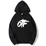 Poiste Drill Riietus _ Lil Durk Kapuutsid _ Otf _Hingav, Mugav ja Minimalistlik Y2K Dressipluus Unisex Kapuutsiga XL black