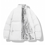 Meeste kahepoolne puuvillane jope s&uuml;gistalvine vabaaja puuvillane parkerimantel 2XL must