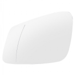 BMW F01 F02 F04 F07 F10 F11 F13 I3 F20 F30 F46 2010 - 2016 jaoks m&otilde;eldud vasakpoolne parempoolne tiibpeegli klaas soojendusega sinine kumer tagantvaade White Left