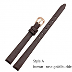 Ehtsast nahast k&auml;ev&otilde;ru Naiste Moodne kellarihm K&auml;ekellad Mini Rihm 6mm 8mm 10mm 12mm 14mm V&auml;ike kellarihm punane 8mm