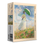 Puzzle Life Naine p&auml;ikesevarjuga Pusle PL150-35, segav&auml;rviline, 150 t&uuml;kki Pusle, Lastem&auml;ngud, &Otilde;ppem&auml;nguasjad gray