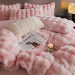 Karusnaha klassi j&auml;nku ka&scaron;miiri piimakiust neljaosaline komplekt talveks paksuks termovoodipesuks 2.0m bed sheet