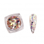 Stiilsed k&uuml;&uuml;nekunsti litrid kuusnurkse sileda pinnaga kaunistavad k&uuml;&uuml;ned B