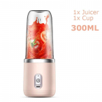 Mahlapressitopsi komplekt Kaasaskantav elektriline USB-mahla-segisti masin Automaatne smuutisegisti sidruni-apelsini puuviljapressi juhtmevaba segisti tume khaki v&auml;rv