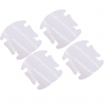 4 tk universaalne l&auml;bipaistva k&auml;epidemega kriimustusvastane autoukse kleebise kaitsekile