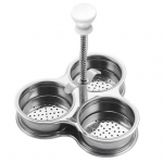 Kasulik k&otilde;rge temperatuuritaluvus T&ouml;&ouml;d s&auml;&auml;stvad peened augud 3 resti po&scaron;eeritud munade pliit auruti K&ouml;&ouml;gitarbed munaauruti h&otilde;be