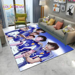Captain Tsubasa Anime jalgpalli multifilmi vaibavaip kodu elutoa diivani uksemati sisekujunduseks, lasteala vaip, libisemiskindel p&otilde;randamatt 40x60cm