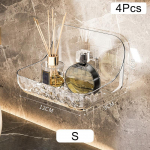 Vannitoa meigikorraldaja puurimata k&ouml;&ouml;giriiul Vannitoa riiul tarvikud WC &scaron;ampoon du&scaron;&scaron; hoiuruum Seinale kinnitatav hammas S