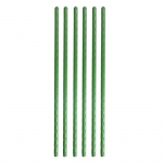 60 cm/23 tolli pikkused taimevaiad Aiandussammas Plastkattega terastoru toataimede lillede ja k&ouml;&ouml;giviljade toetamiseks 6Pcs