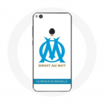 Valge taustaga Huawei P8 Lite 2017 Olympique de Marseille logo &uuml;mbris