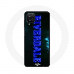 &Uuml;mbris Samsung Galaxy A22 4G Riverdale'i seeria logoga sinine