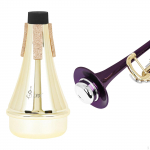 Treenige Trompet Mute Straight Traditsioonilist professionaalset Wah'i gold
