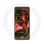 Coque pour Samsung Galaxy A12 Cobra Kai Logo Affiche S&eacute;rie