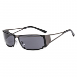 Hip-hop Rivet Metal Frame Hollow Temples p&auml;ikeseprillid