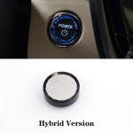 Crystal automootori k&auml;ivitusl&uuml;liti s&uuml;&uuml;tenupu kaane kleebis Toyota Camry Avalon Rav4 Highlanderi tarvikutele Hybrid Version black