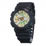 Casio G-Shock analoog digitaalne vaigust rihm kuldne sihverplaadiga kvarts GA-110CD-1A9 200M meeste k&auml;ekell kuld