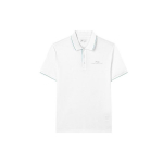FILA Solid Color Sports Casual Polo Shirt Men Tops White F11M138157F-WT XXL
