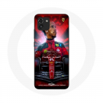 Coque Samsung Galaxy A03 Lewis Hamilton Ferrari officiel