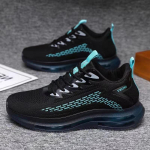 Kevadised ja s&uuml;gisesed meeste jalan&otilde;ud V&otilde;rgusilmaga hingavad tossud noortele libisemiskindlad jooksujalatsid 44 must