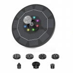 P&auml;ikeseenergia v&auml;liaed kalabassein dekoratiivne valgus p&auml;ikeseenergia purskkaev bassein voolav purskkaev ujuv valgus j&otilde;ulup&auml;eva basseini atmosf&auml;&auml;ri valgus 16cm Colorful Solar
