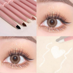 Looduslik stereoskoopiline v&auml;rvigeel Silmapliiats Brightening Sleeper Silkworm Pen Smoothing Smooth Veekindel silmapliiats p&uuml;sivalt kinnitav naiste meik pruun