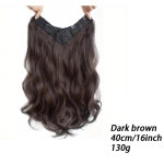 S&uuml;nteetilised juukseklambrid sulanduvad sujuvalt naiste loomulike ja elegantsete pikkade lokkis juustega nende igap&auml;evaelus.