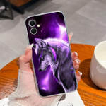Telefoni kate Samsung S24 Plus A35 A05S Xcover 7 S23 FE A34 A55 kaitseraua l&auml;bipaistev silikoon pehme super p&otilde;rutuskindel Starry Sky Bear korpus Galaxy jaoks Samsung A15