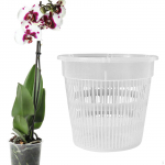 Orhideepotid Kasvatuspotid &Uuml;mberistutamiseks Mitmek&uuml;lgsed L&auml;bipaistvast Plastikust Taimepotid Istutusn&otilde;ud