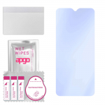 apgo Ultra-Clear 9H Hybrid protective glass compatible with Oppo A15, flexible nano glass, great replacement for tempered glass, scratch-resistant, fu