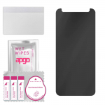 apgo Privacy Matte Hybrid protective glass compatible with Samsung Galaxy J6, flexible nano glass, great replacement for tempered glass, scratch-resis