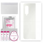 apgo MATTE Protective Skin Sticker for the back compatible with Samsung Galaxy Fold, Wrap Film, Hydrogel Film, Flexible, Soft TPU with positioning lay