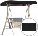 Vahetage katus aiakiik Universaalne kiik katuse veranda kiik pink Aia lamamistooli kate Kiige kate One Size must