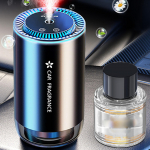 Car Diffuser Humidifier Aroma Essential Oil Auto on Off Adjustable Colorful Breathing Light Cologne Scent