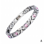 Kaalulangetamise draakoni mustriga magnetteraapia k&auml;ev&otilde;ru kinkek&auml;ev&otilde;ru naistele Luksuslik langetav ehe S3Y3 white-One-size