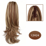 MISSQUEEN S&uuml;nteetiline laineline k&uuml;&uuml;nisega hobusesaba pikendusparukas, pikk hobusesaba parukas naiste pidur&otilde;ivastele 35cm