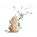 stitch, Preprinted Embroidery Picture Embroidery, Pattern Mouse And Motif with