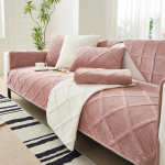 &Uuml;hev&auml;rviline libisemiskindel diivani kate Paks pehme pl&uuml;&uuml;s diivanipadja r&auml;tik elutoa m&ouml;&ouml;bli jaoks Decor Slipcovers diivanikatted 70x150cm 1pcs