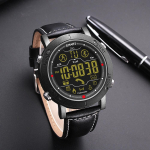 Nutikell Pedometer Bluetooth-&uuml;hendus Une Valgustatud Veekindel Verer&otilde;hukell must
