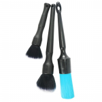 Autodetailharjade komplekt, 3-osaline autopuhastusharjade komplekt, &uuml;lipehme, autodetailihari auto interj&ouml;&ouml;ri ja autohoolduse v&auml;listingimustes kasutamiseks 16,23,24cm,3Pcs must/sinine