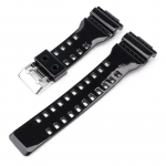 Rihm Casio G-SHOCK GA-100/110/140/200/400/700 GD-100 G-8900 GW-8900 meeste spordi veekindel vaigust silikoonist kellarihm 16mm For Casio 16mm