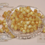 8 mm naturaalse kullaga kahev&auml;rvilised vaiguhelmed Kaunid mitmev&auml;rvilised helmed k&auml;sitsi valmistatud k&auml;ev&otilde;ru kaelakee ehted K&auml;sitsi valmistatud helmed aksessuaarid 20pcs