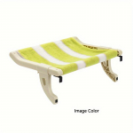 1 tk Premium reguleeritav kassiakna riiul &ndash; tugeva raamiga m&otilde;nus pehme ahven &ndash; siseruumides kasutatav lemmikloomade lamamistool &uuml;limaks l&otilde;&otilde;gastumiseks roheline